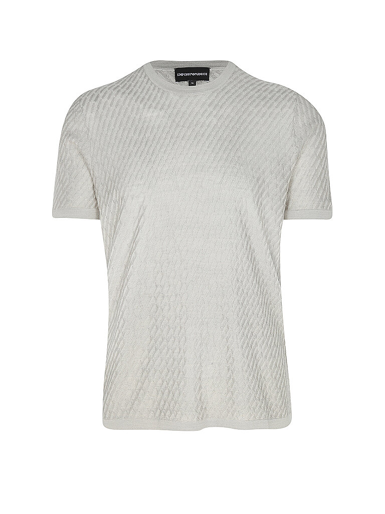 EMPORIO ARMANI T-Shirt hellgrau | M von Emporio Armani