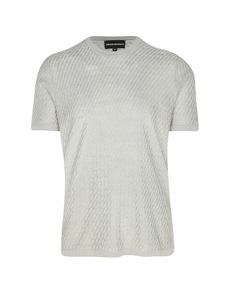 EMPORIO ARMANI T-Shirt hellgrau | S von Emporio Armani