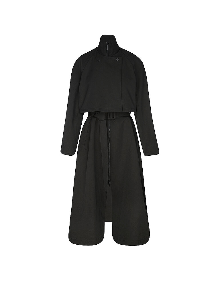 EMPORIO ARMANI Trenchcoat schwarz | 36 von Emporio Armani