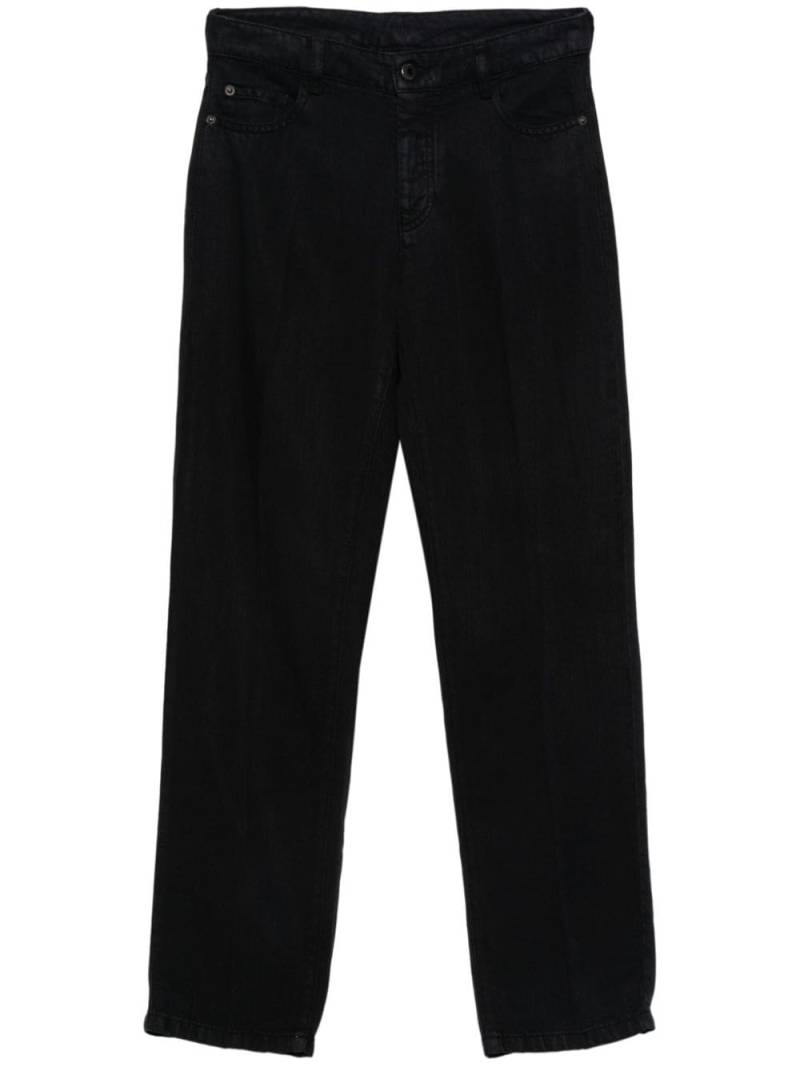 Emporio Armani ASV J04 straight trousers - Blue von Emporio Armani