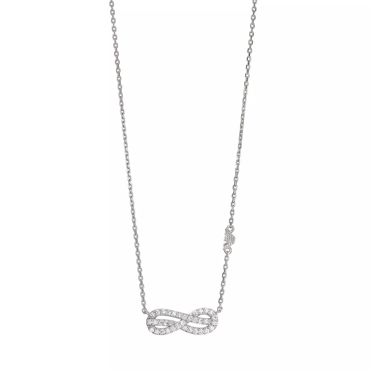 Emporio Armani Armbanduhr - Emporio Armani Sterling Silver Station Necklace - Gr. unisize - in Silber - für Damen von Emporio Armani