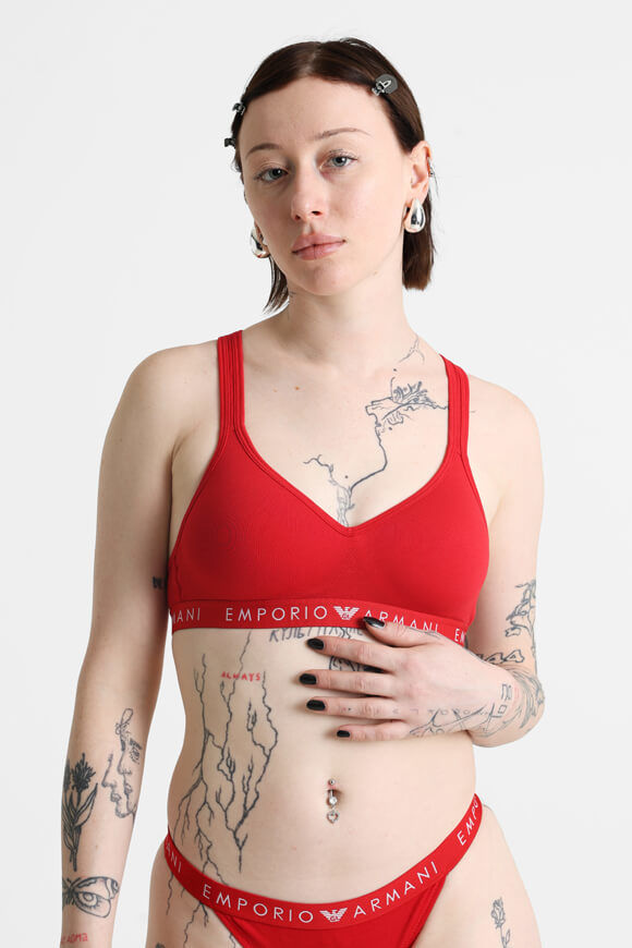 Emporio Armani Bralette | Lacquer Red | Damen  | M von Emporio Armani