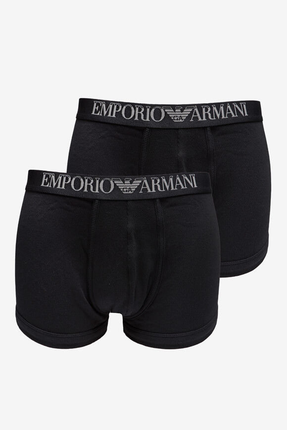 Emporio Armani Doppelpack Boxershorts | Black | Herren  | L von Emporio Armani