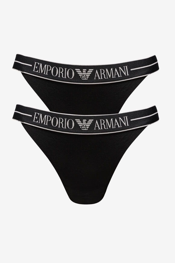 Emporio Armani Doppelpack Strings | Black | Damen | M Emporio Armani Doppelpack Strings | Black | Damen | M von Emporio Armani