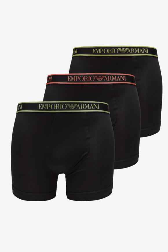 Emporio Armani Dreierpack Boxershorts | Black + Multicolor | Herren  | L von Emporio Armani