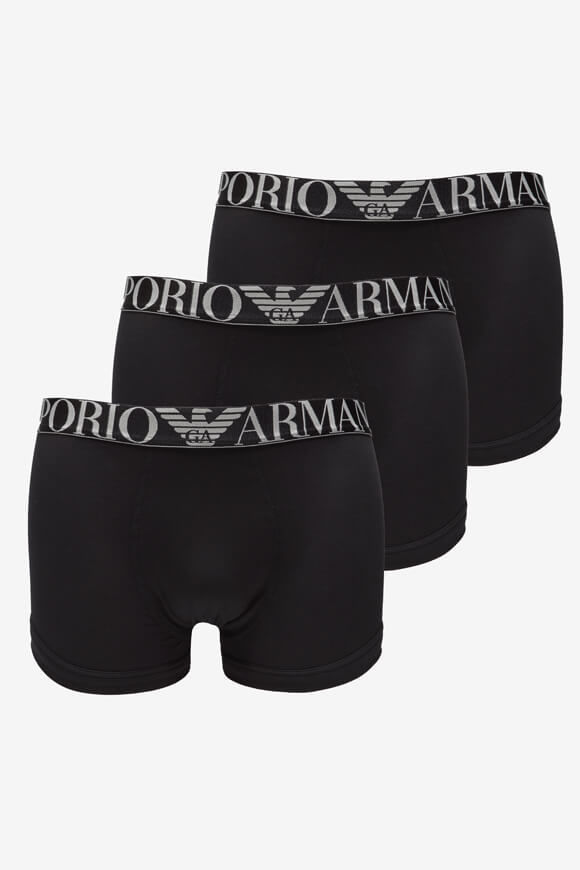 Emporio Armani Dreierpack Boxershorts | Black + White | Herren  | L von Emporio Armani