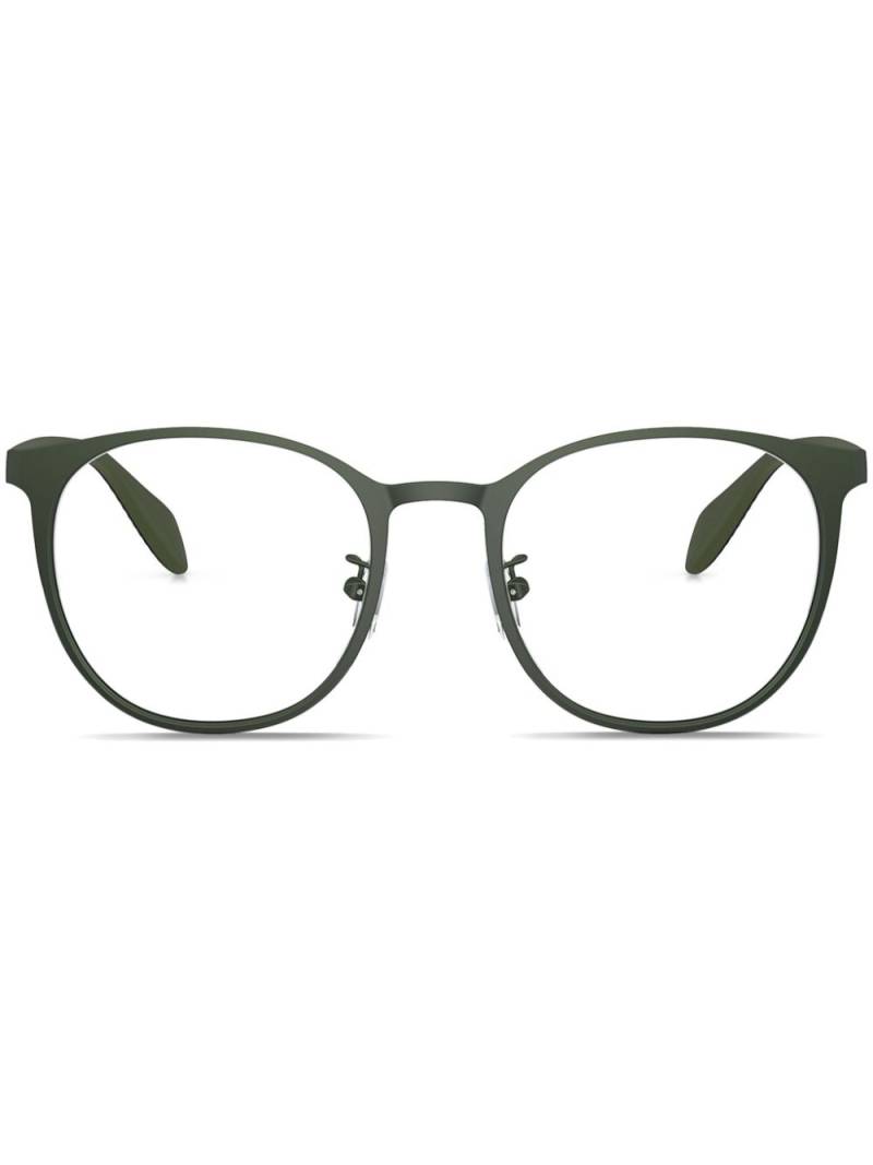 Emporio Armani round frame glasses - Green von Emporio Armani