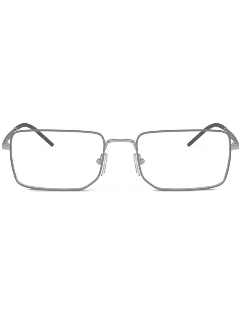 Emporio Armani rectangle frame glasses - Silver von Emporio Armani