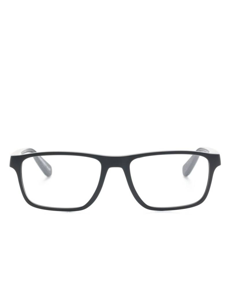 Emporio Armani EA3233 rectangle-frame glasses - Black von Emporio Armani