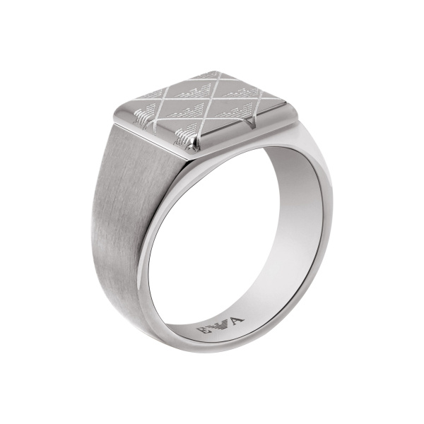 Emporio Armani EGS3136040 Eagle Logo Herren Ring von Emporio Armani