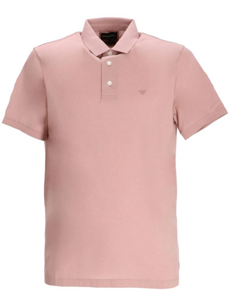 Emporio Armani Eagle-motif polo shirt - Pink von Emporio Armani