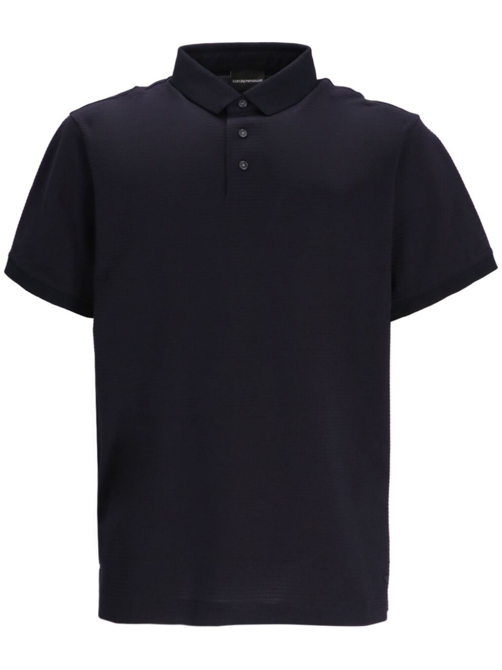 Emporio Armani Front-zipped polo shirt - Blue von Emporio Armani