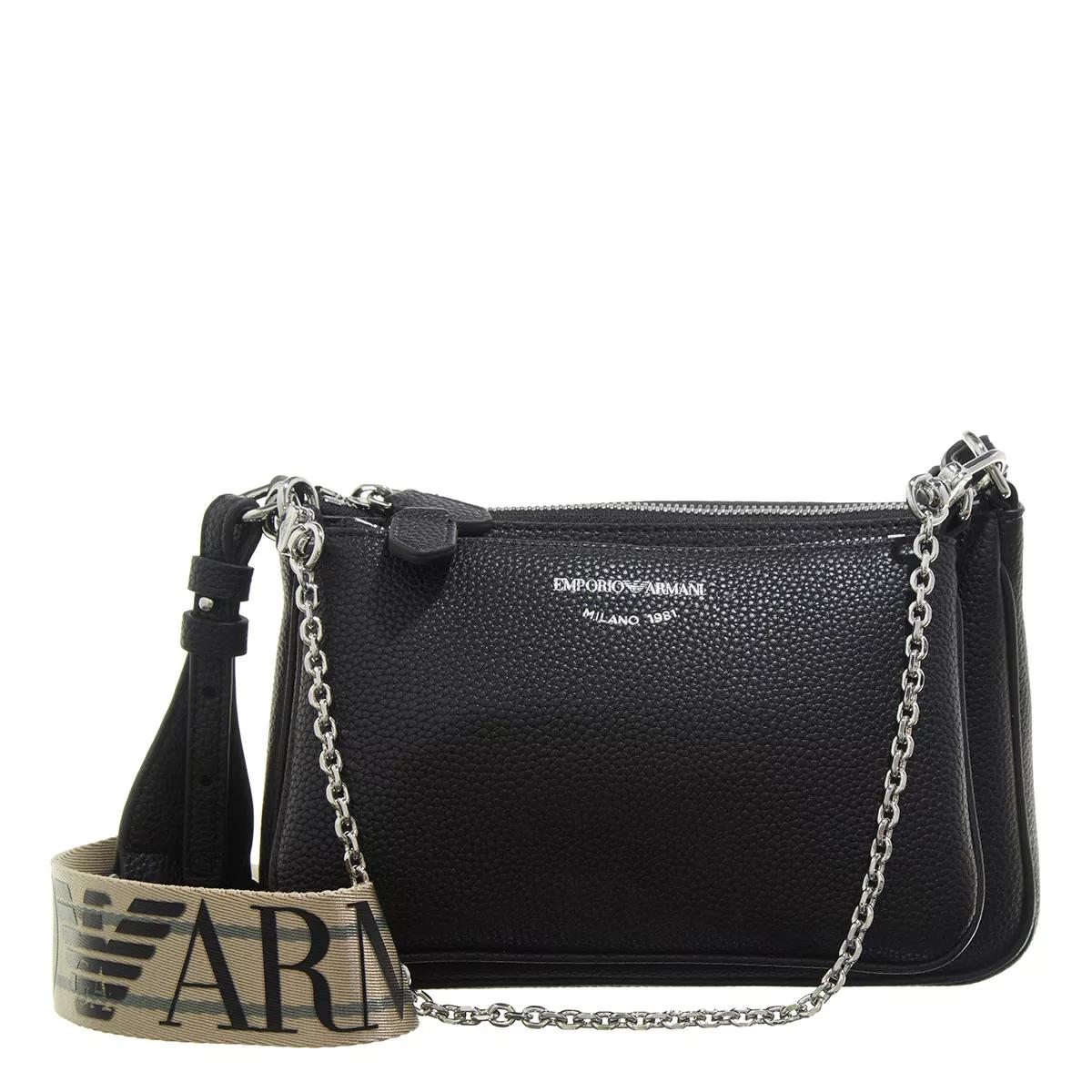 Emporio Armani Handtasche - Mini Bag Pubble Pu - Gr. unisize - in Schwarz - für Damen von Emporio Armani