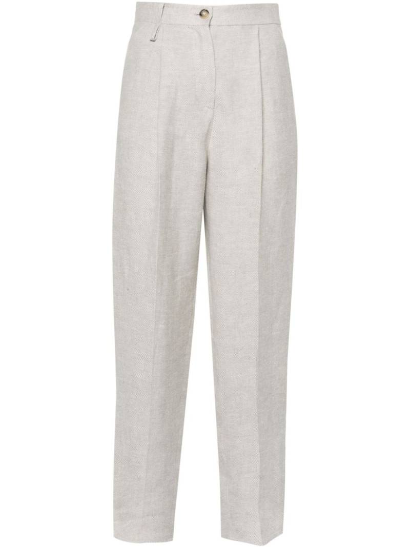 Emporio Armani Icon twill trousers - Grey von Emporio Armani