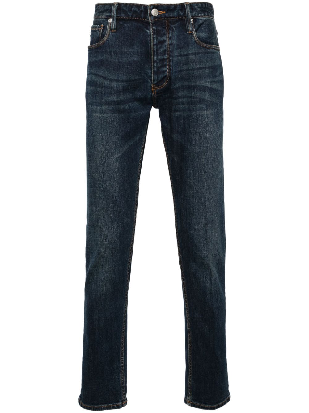 Emporio Armani J75 low-rise slim-fit jeans - Blue von Emporio Armani