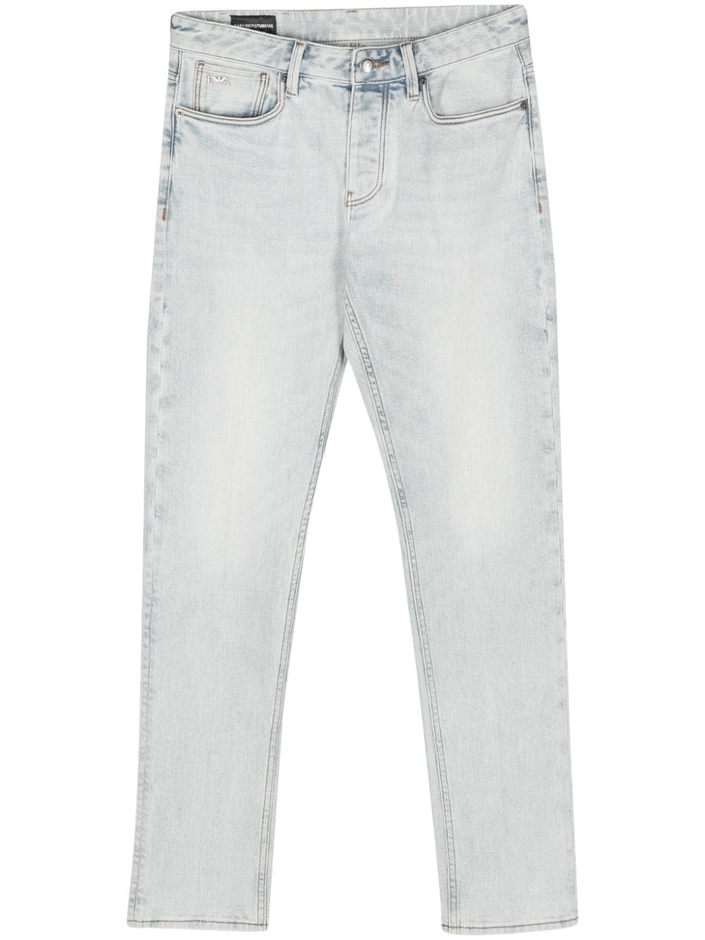 Emporio Armani J75 low-rise slim jeans - Blue von Emporio Armani