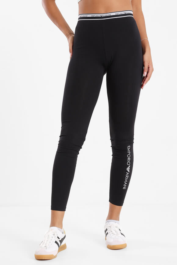 Emporio Armani Leggings | Black | Damen  | M von Emporio Armani