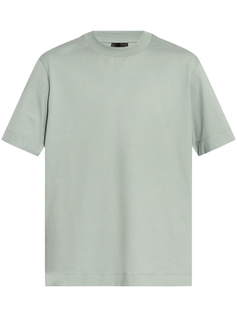 Emporio Armani Logo-embossed t-shirt - Green von Emporio Armani