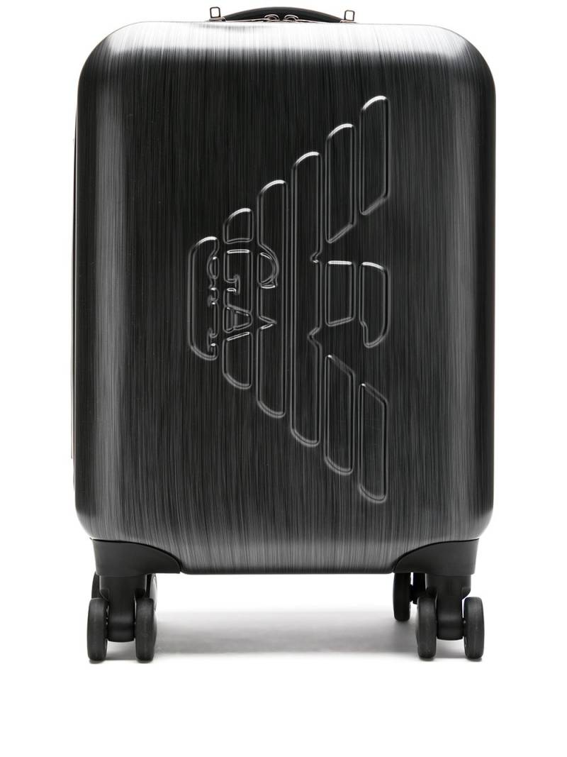 Emporio Armani embossed logo trolley - Black von Emporio Armani