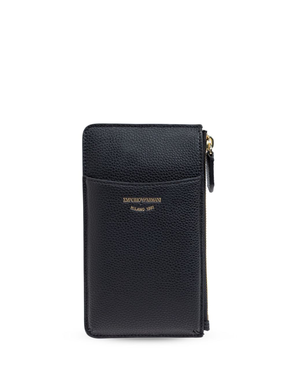 Emporio Armani MyEA zipped purse - Black von Emporio Armani