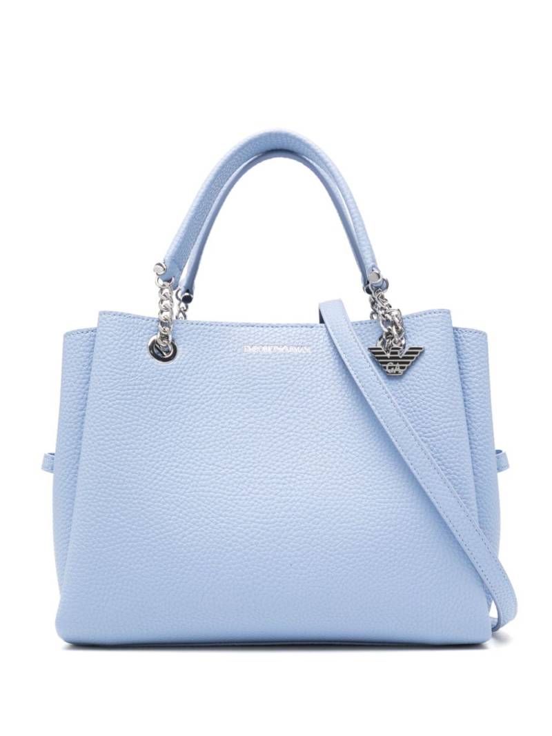 Emporio Armani Palmellato tote bag - Blue von Emporio Armani