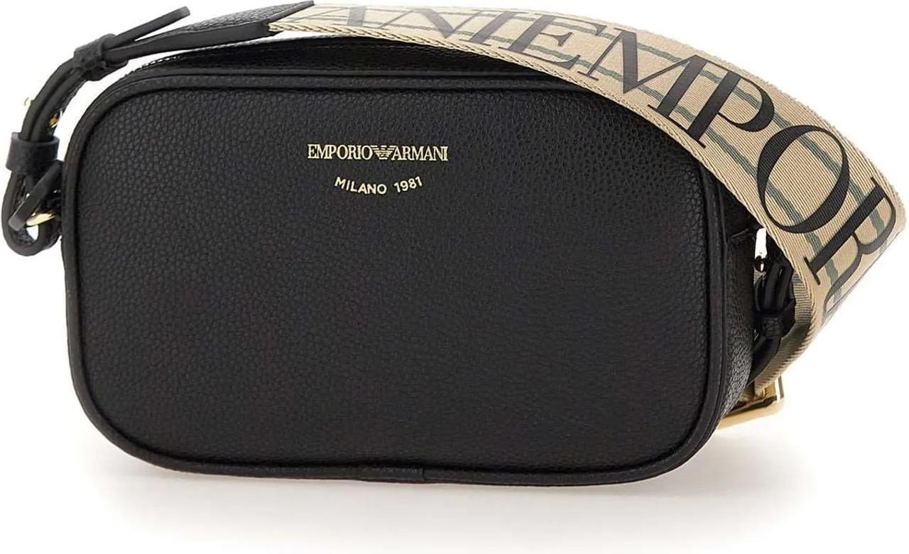 Emporio Armani Schultertasche - Camera Case Simil Cervo - Gr. unisize - in Schwarz - für Damen von Emporio Armani