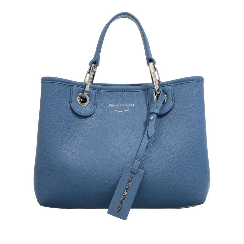 Emporio Armani Schultertasche - Shopping S Simil Cervo - Gr. unisize - in Blau - für Damen von Emporio Armani