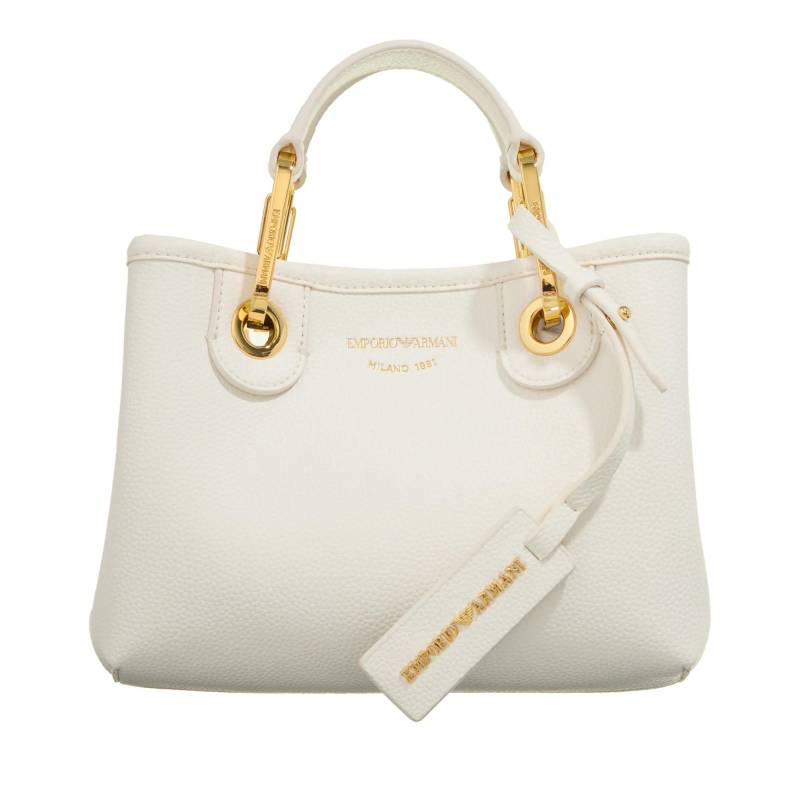 Emporio Armani Schultertasche - Shopping Xs Simil Cervo - Gr. unisize - in Weiß - für Damen von Emporio Armani