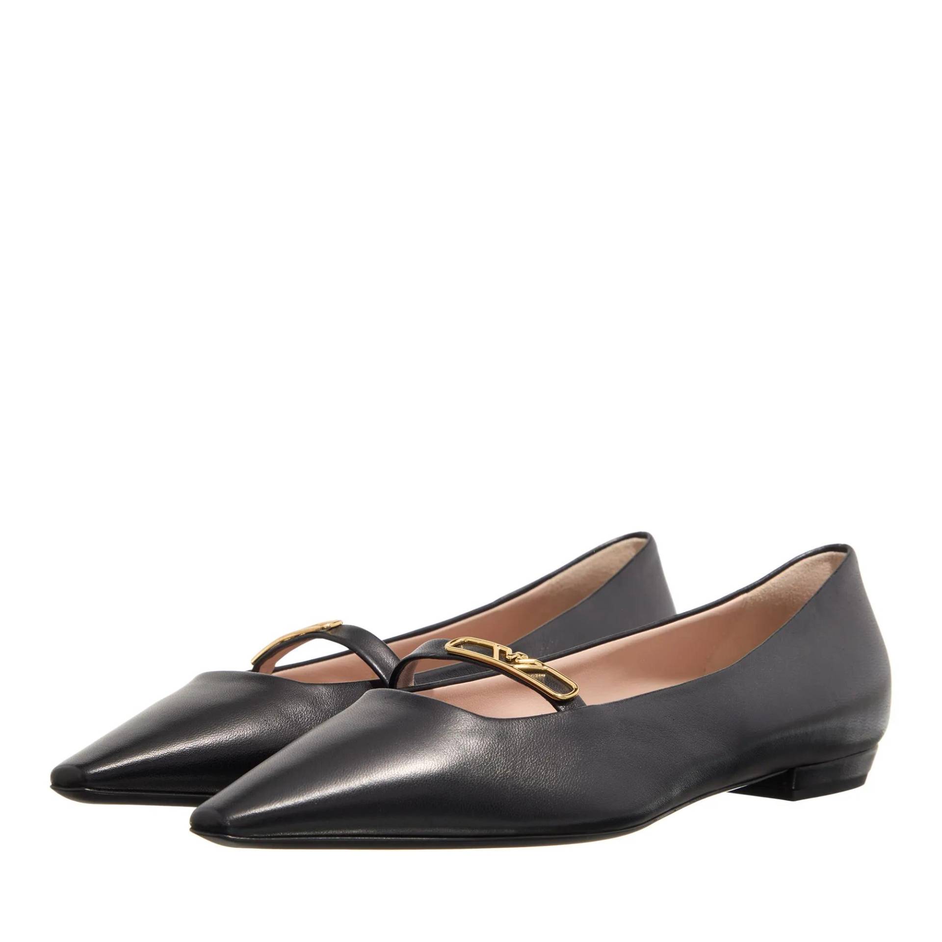 Emporio Armani Slipper & Pantoletten - Ballerina Nappa - Gr. 36 (EU) - in Schwarz - für Damen von Emporio Armani