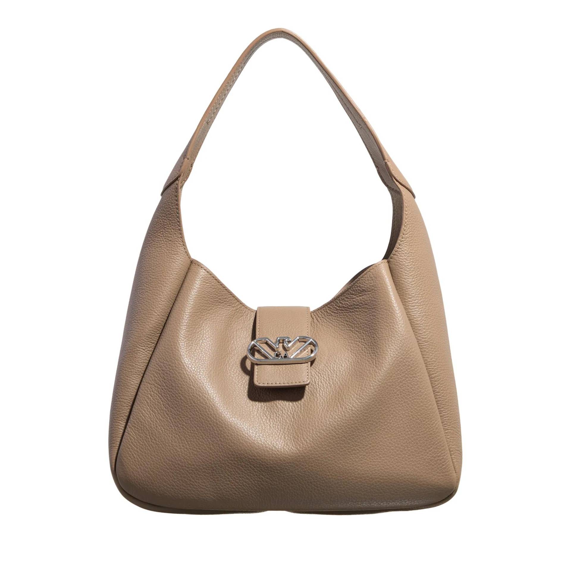 Emporio Armani Schultertasche - Woman'S Hobo Bag - Gr. unisize - in Taupe - für Damen von Emporio Armani