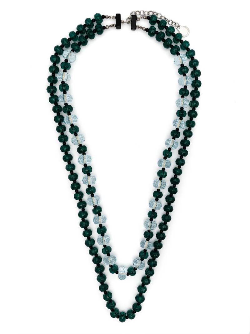 Emporio Armani beaded necklace - Green von Emporio Armani