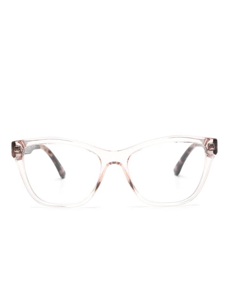 Emporio Armani cat eye-frame glasses - Pink von Emporio Armani