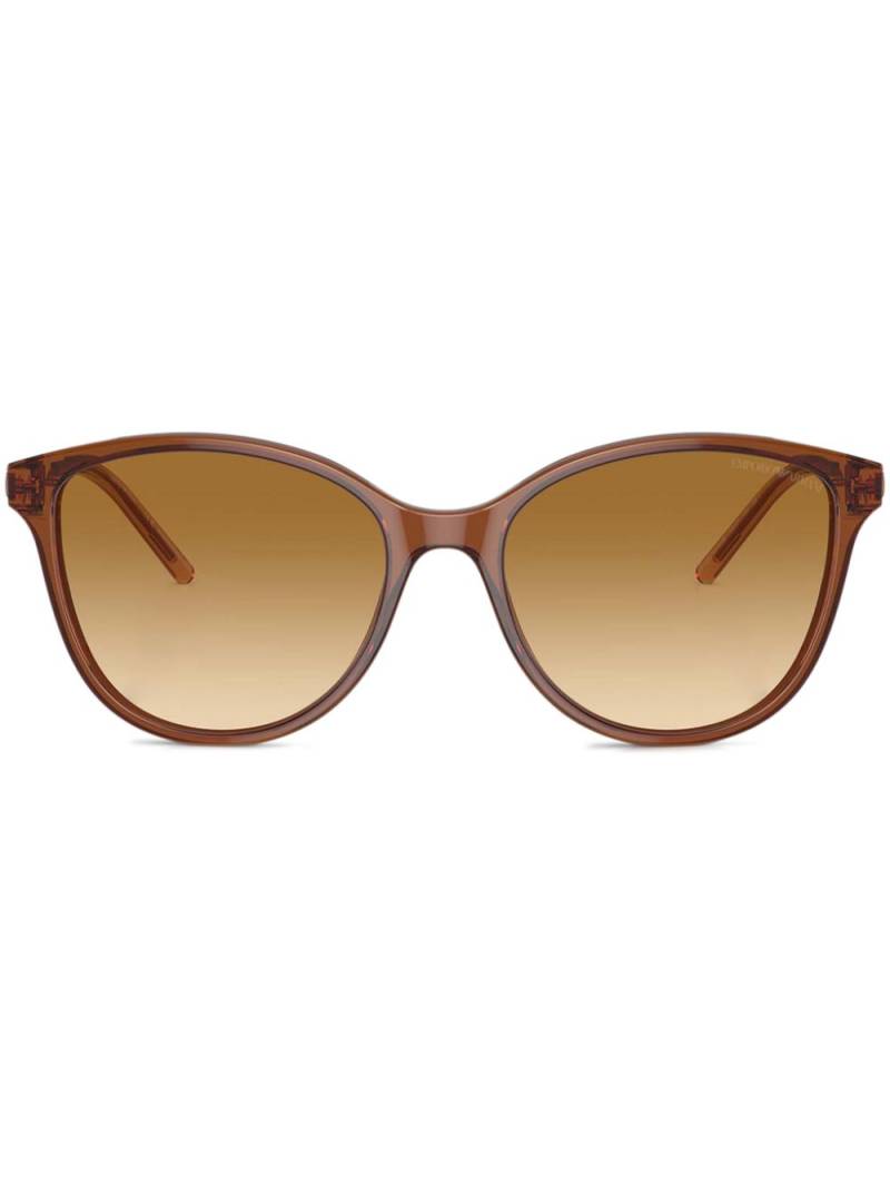 Emporio Armani cat-eye sunglasses - Brown von Emporio Armani