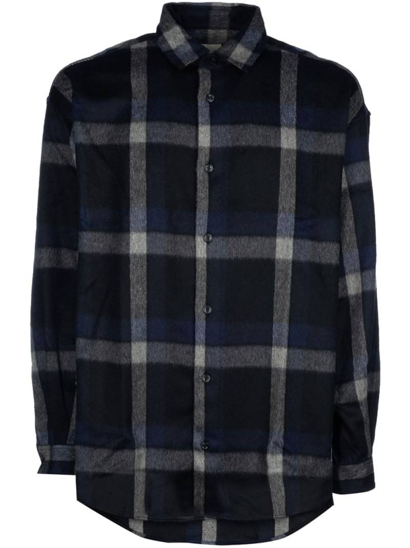 Emporio Armani checked shirt - Grey von Emporio Armani