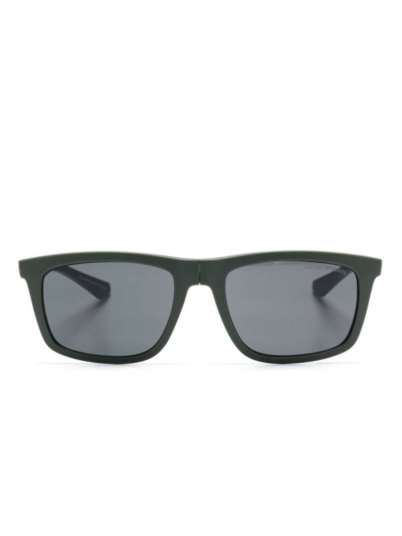 Emporio Armani clip-on glasses - Green von Emporio Armani