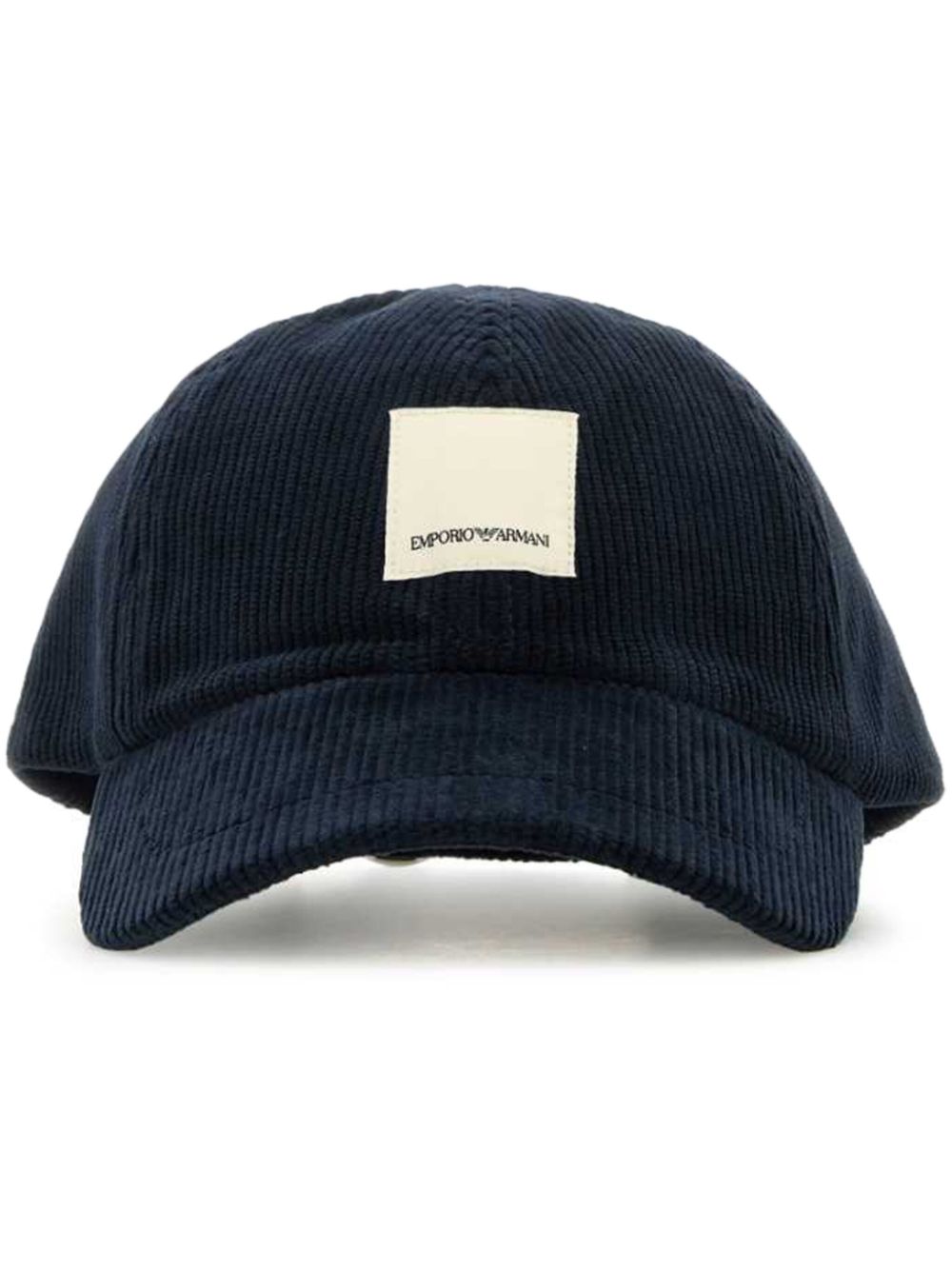 Emporio Armani corduroy baseball cap - Blue von Emporio Armani