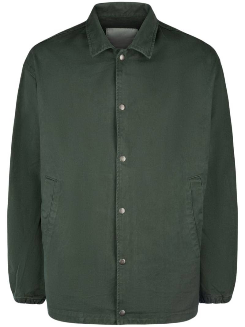 Emporio Armani cotton shirt jacket - Green von Emporio Armani