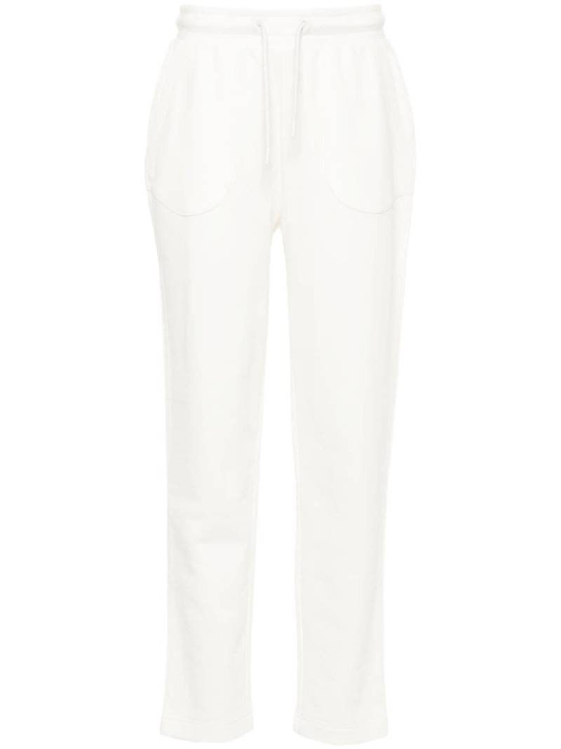 Emporio Armani cotton track pants - White von Emporio Armani