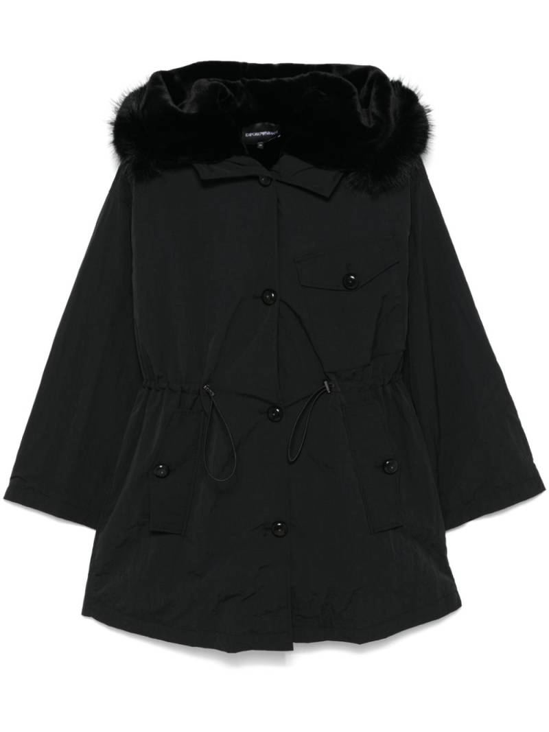 Emporio Armani detachable-lining parka - Black von Emporio Armani