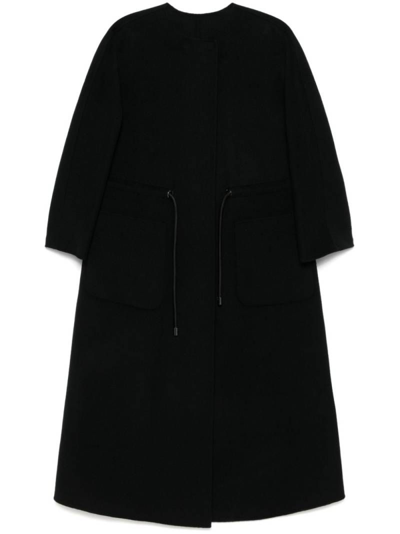 Emporio Armani drawstring coat - Black von Emporio Armani