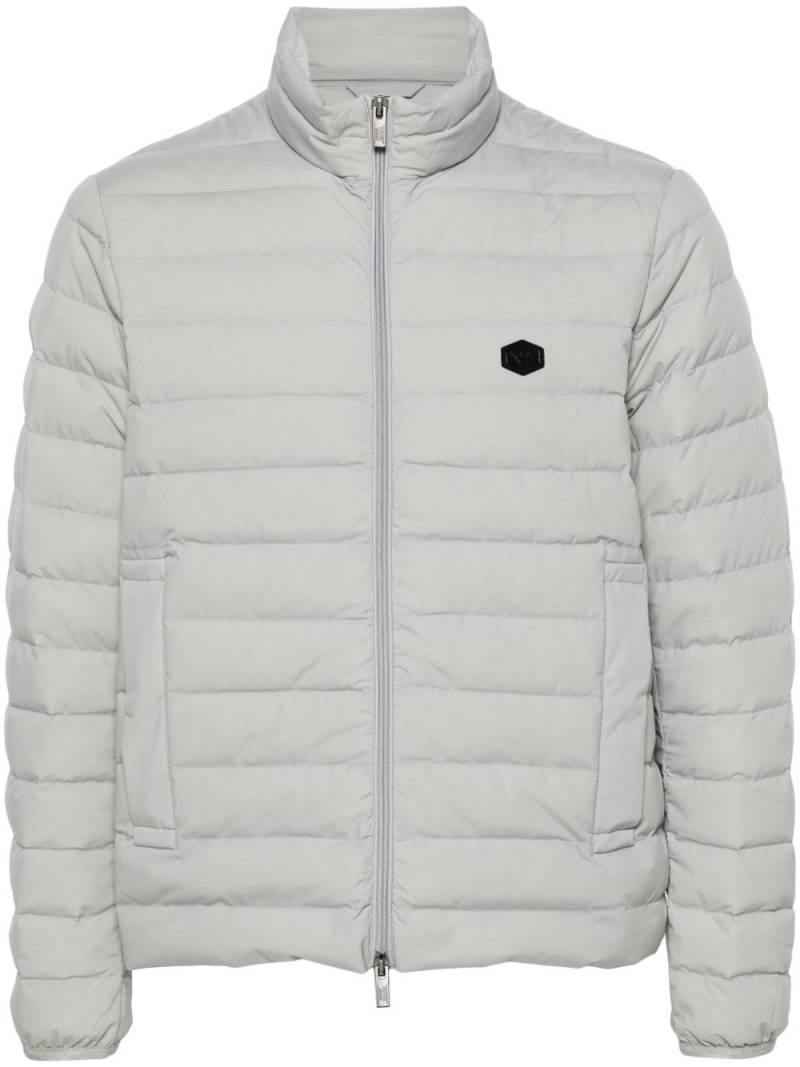 Emporio Armani duck-down padded jacket - Grey von Emporio Armani