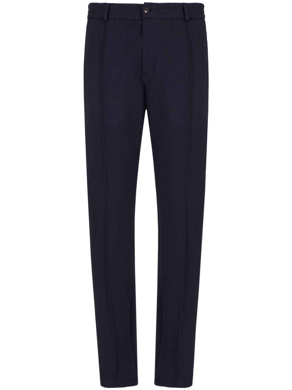 Emporio Armani elasticated-waist trousers - Blue von Emporio Armani