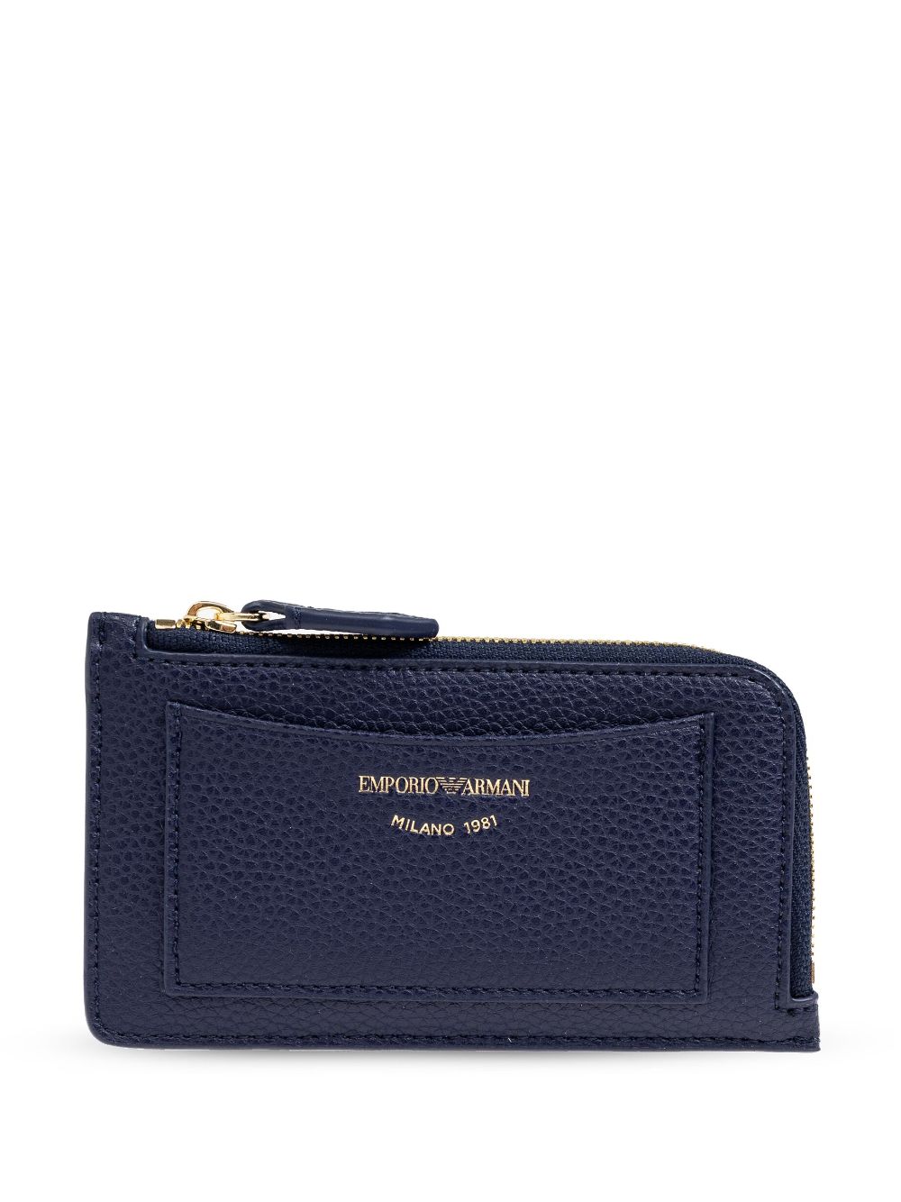 Emporio Armani embossed-logo wallet - Blue von Emporio Armani