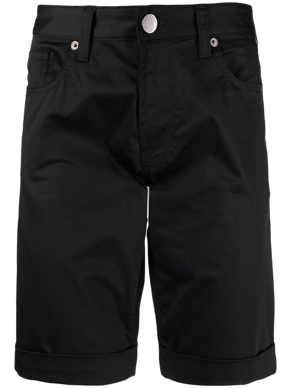 Emporio Armani fitted tailored shorts - Black von Emporio Armani