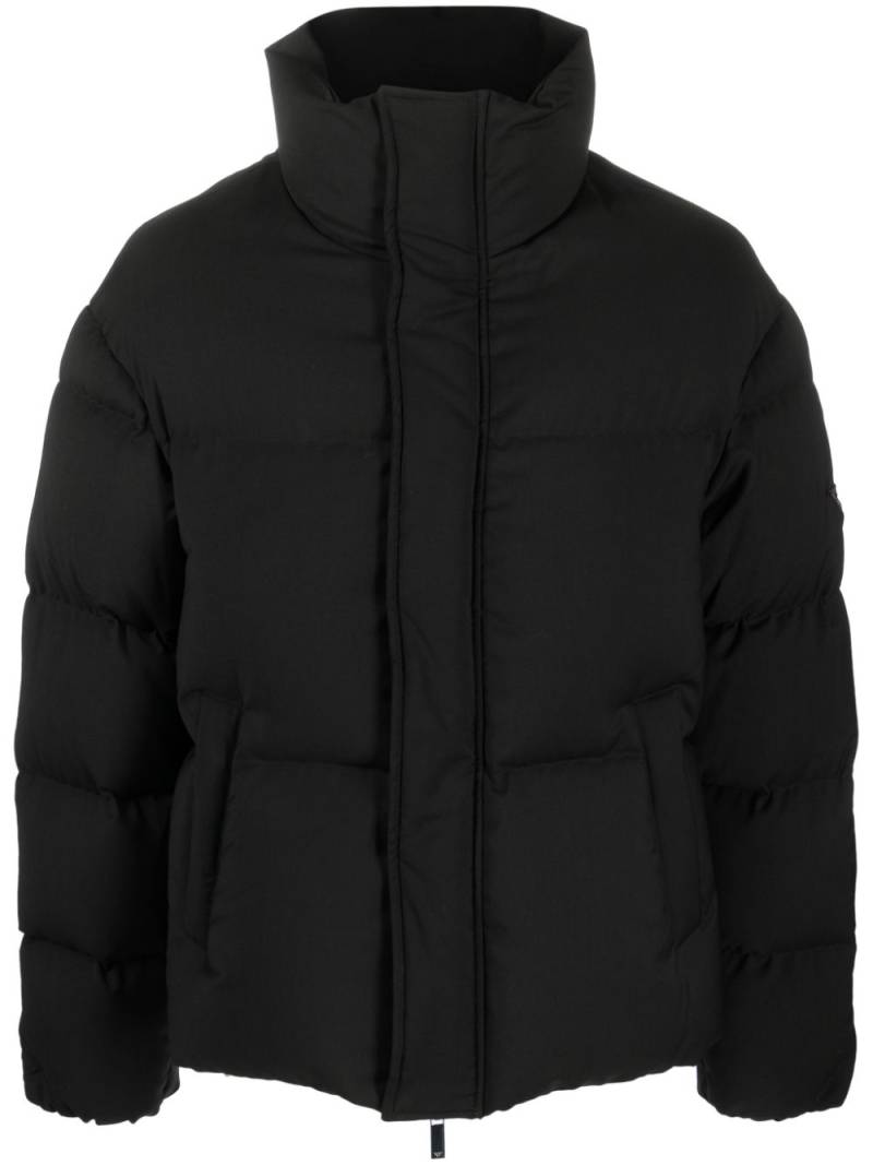 Emporio Armani funnel-neck padded down jacket - Black von Emporio Armani