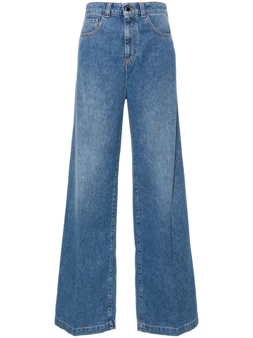 Emporio Armani high-rise straight jeans - Blue von Emporio Armani