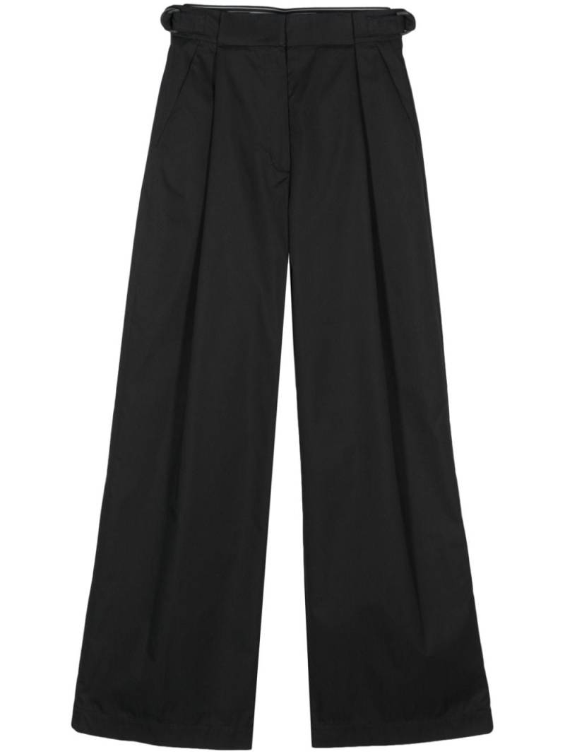 Emporio Armani high-waist palazzo pants - Blue von Emporio Armani