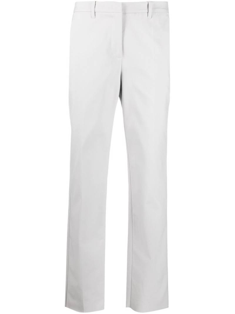 Emporio Armani high-waist straight trousers - Grey von Emporio Armani