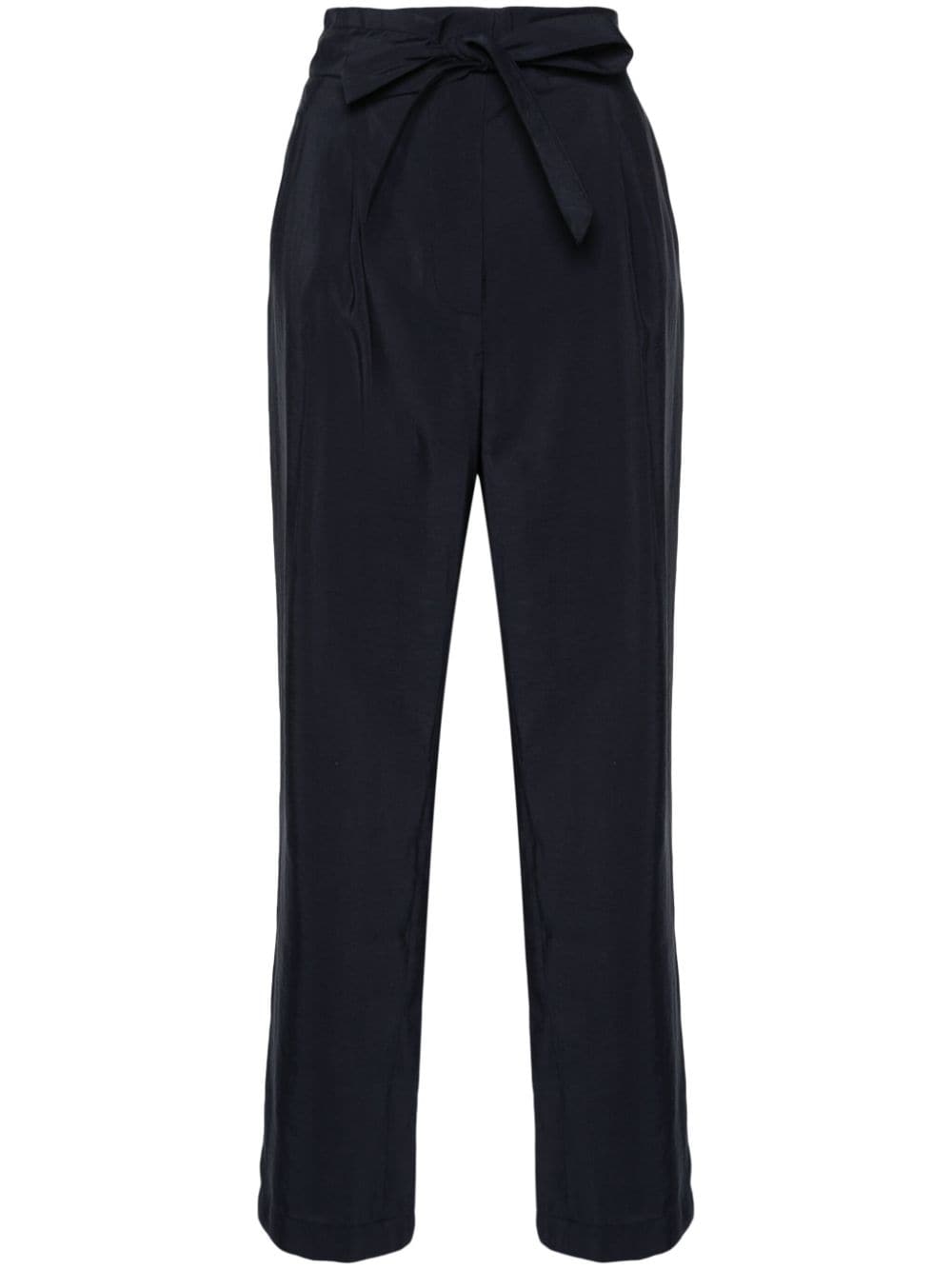 Emporio Armani high-waist tapered trousers - Blue von Emporio Armani