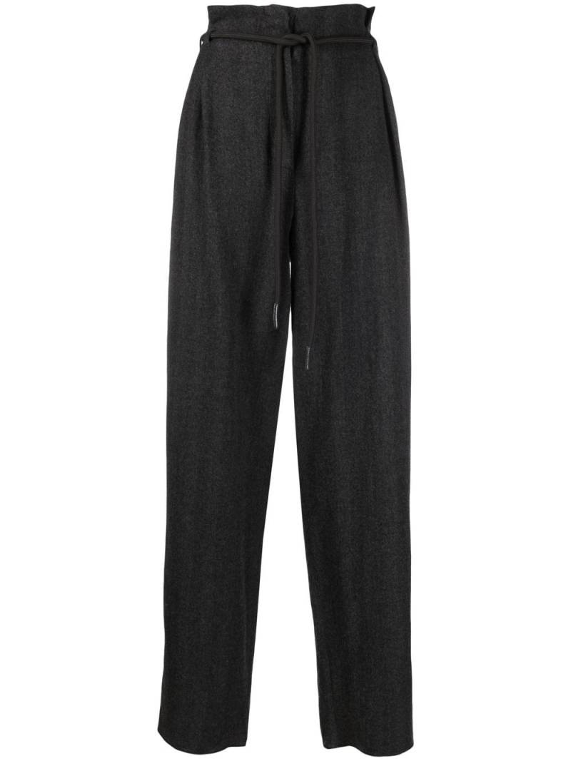 Emporio Armani high-waisted trousers - Grey von Emporio Armani